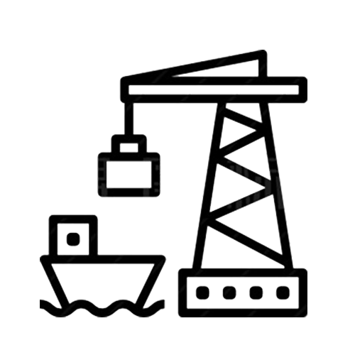 Construcción naval, maquinaria costera y portuaria